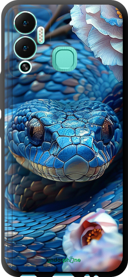TPU чехол Blue Snake для Infinix Hot 12 Play - 6079b-2759 изображение 