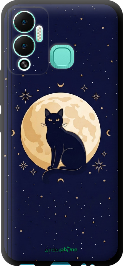 TPU чехол Cute Cat Celestial/Witchy для Infinix Hot 12 Play - 6787b-2759 изображение 