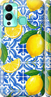 3D пластиковый матовый чехол Grocery Girl Italian Summer для Infinix Hot 12 Play - 6766m-2759 изображение 