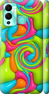 3D пластиковый матовый чехол 'Y2K Jelly Dream' для Infinix Hot 12 Play изображение 7