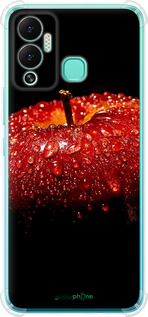 Силикон с усиленными углами чехол Яблоко для Infinix Hot 12 Play - 6022sp-2759 изображение 