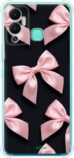 Силіконовий протиударний с посиленими кутами чехол Coquette Ribbons Dark Coquette для Infinix Hot 12 Play - 6767sp-2759 изображение 