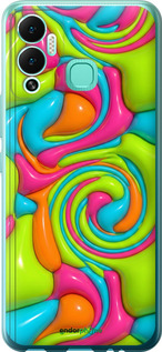 Силиконовый чехол Y2K Jelly Dream для Infinix Hot 12 Play - 6780u-2759 изображение 