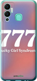 Силіконовий чохол 'Aesthetic Aura Gradient 777 Lucky Energy' для Infinix Hot 12 Play зображення 5