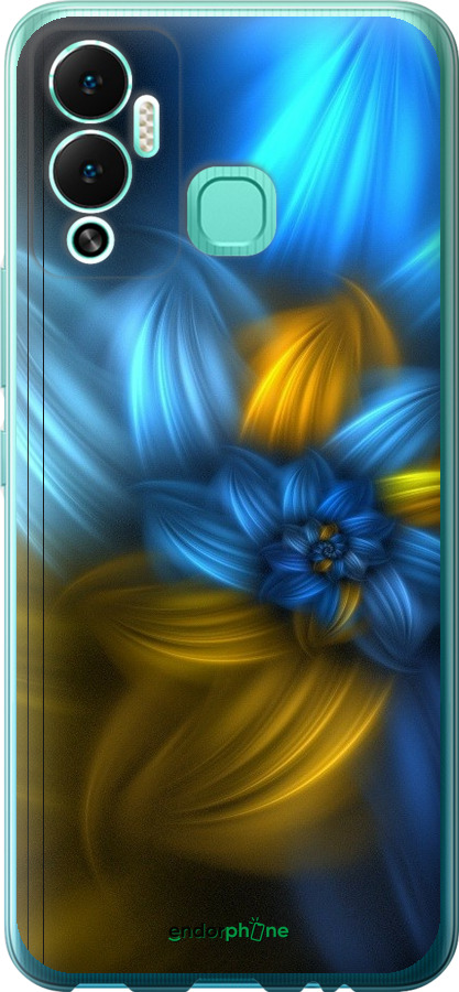 

Силіконовий чохол "Візерунок 46" для Infinix Hot 12 Play, Синій