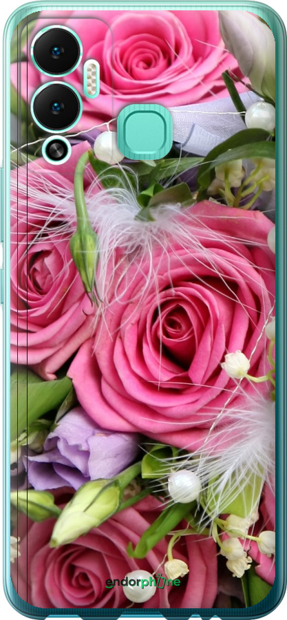 

Силіконовий чохол "Ніжність" для Infinix Hot 12 Play, Рожевий