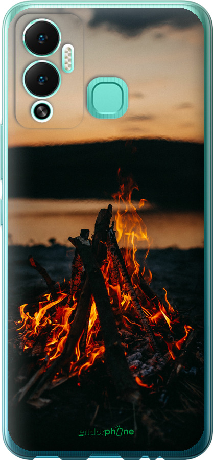 Силіконовий чехол Вогонь для Infinix Hot 12 Play - 6021u-2759 изображение 