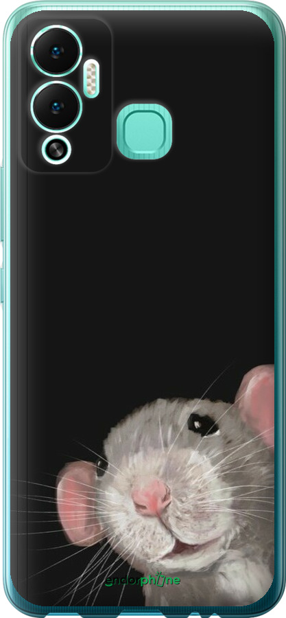 Силіконовий чехол The Peeking Rat для Infinix Hot 12 Play - 6442u-2759 изображение 