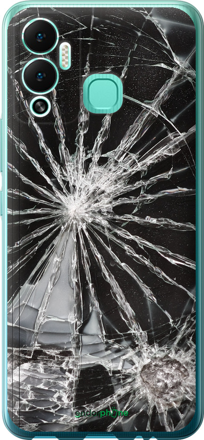 Силиконовый чехол Glass для Infinix Hot 12 Play - 6608u-2759 изображение 