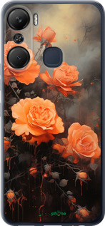Силіконовий чехол Оранжеві троянди для Infinix Hot 12 Pro - 5944u-2868 изображение 