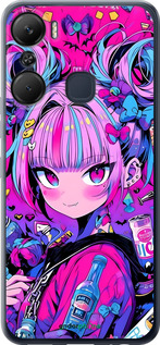 Силіконовий чехол Аніме мілаха для Infinix Hot 12 Pro - 6314u-2868 изображение 