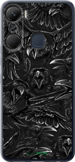 Силиконовый чехол Воронья ярость для Infinix Hot 12 Pro - 6474u-2868 изображение 