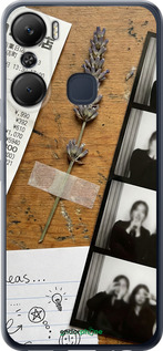 Силиконовый чехол Aesthetic Scrapbook Collage для Infinix Hot 12 Pro - 6773u-2868 изображение 