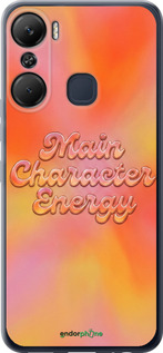 Силиконовый чехол Aura Gradient Main Character Energy Aesthetic Y2K для Infinix Hot 12 Pro - 6783u-2868 изображение 