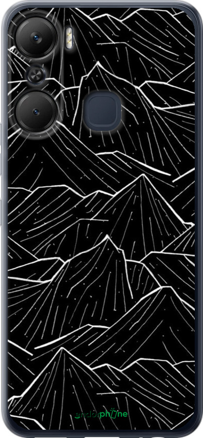 Силіконовий чехол Із зображенням Темних гір для Infinix Hot 12 Pro - 6489u-2868 изображение 