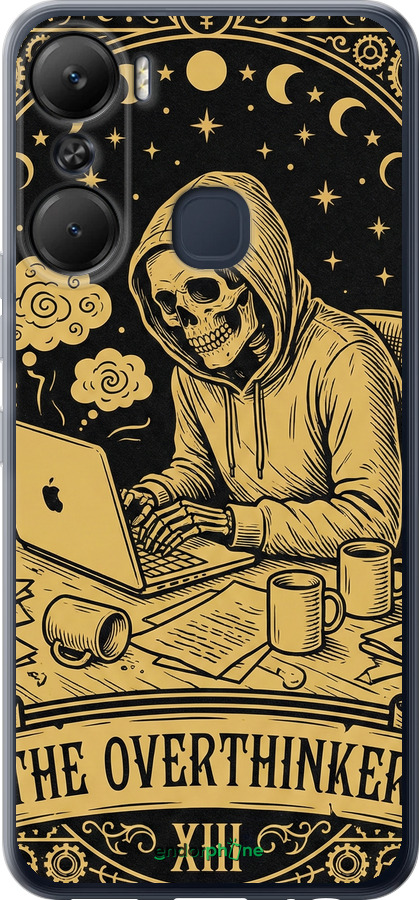 Силиконовый чехол The Overthinker для Infinix Hot 12 Pro - 6774u-2868 изображение 