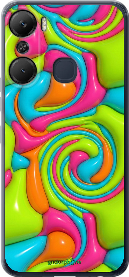 Силіконовий чехол Y2K Jelly Dream для Infinix Hot 12 Pro - 6780u-2868 изображение 