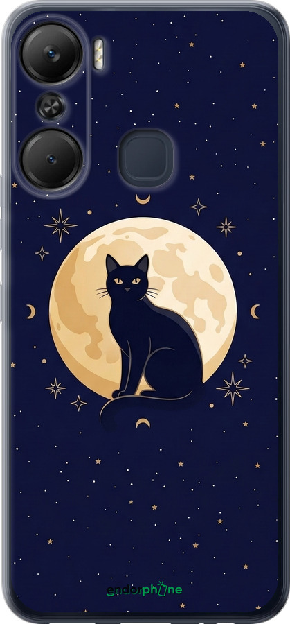Силіконовий чехол Cute Cat Celestial/Witchy для Infinix Hot 12 Pro - 6787u-2868 изображение 