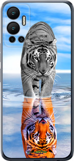 Силиконовый чехол Тигр для Infinix Hot 12 - 6016u-2864 изображение 