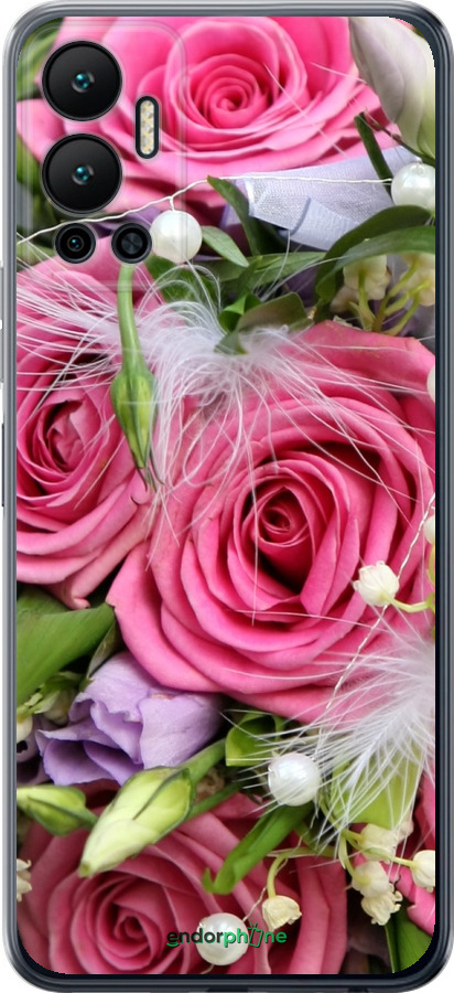 

Силіконовий чохол "Ніжність" для Infinix Hot 12, Рожевий