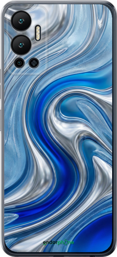 Силиконовый чехол Liquid Chrome для Infinix Hot 12 - 6781u-2864 изображение 