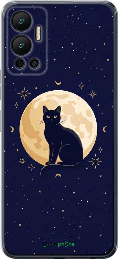 Силіконовий чехол Cute Cat Celestial/Witchy для Infinix Hot 12 - 6787u-2864 изображение 
