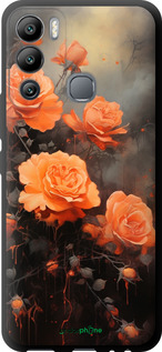 TPU чехол Оранжеві троянди для Infinix Hot 12i - 5944b-2863 изображение 