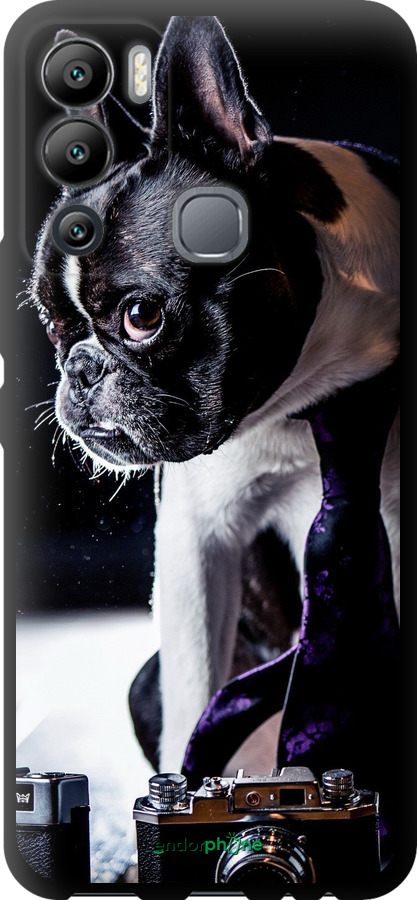 TPU чехол Бульдог-фотограф для Infinix Hot 12i - 142b-2863 изображение 
