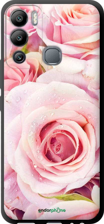 TPU чехол Розы для Infinix Hot 12i - 525b-2863 изображение 