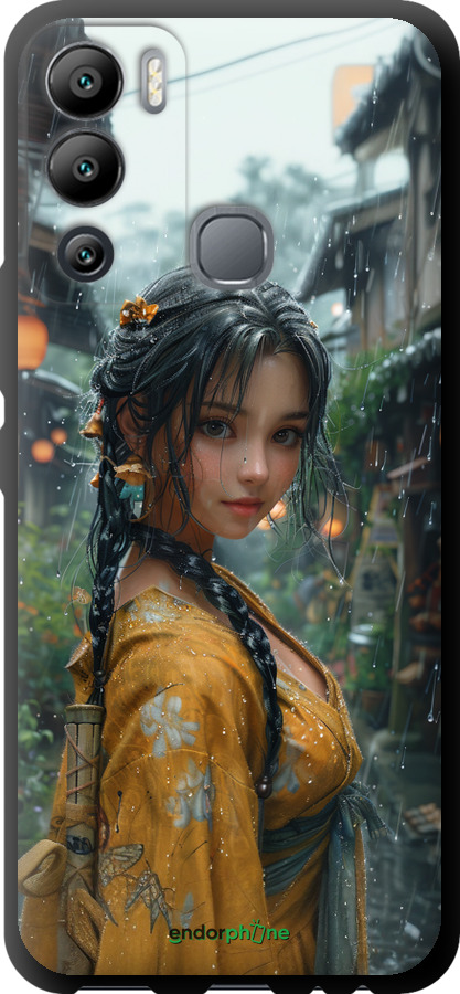TPU чехол Anime-girl для Infinix Hot 12i - 6133b-2863 изображение 