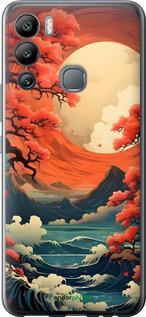 Силиконовый чехол Природа японии для Infinix Hot 12i - 6327u-2863 изображение 
