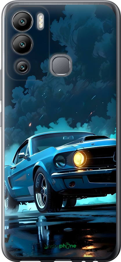 Силиконовый чехол Форд мустанг для Infinix Hot 12i - 6374u-2863 изображение 