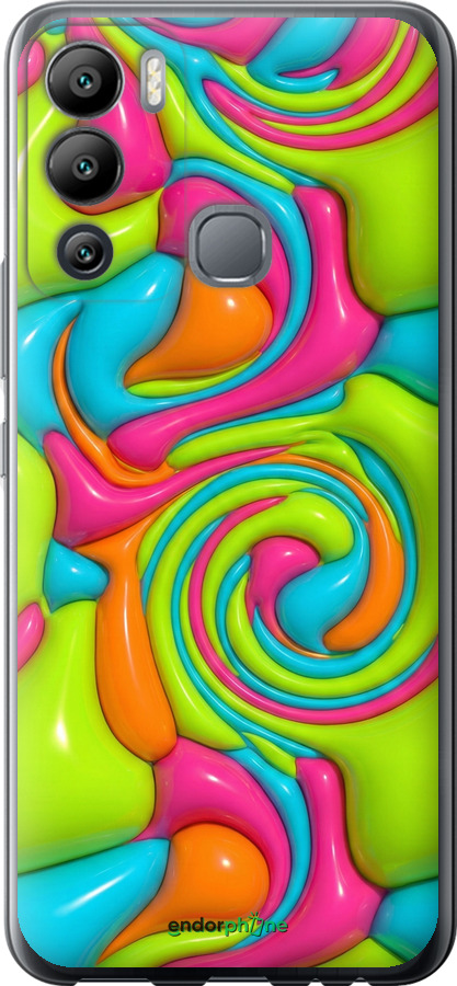 Силіконовий чехол Y2K Jelly Dream для Infinix Hot 12i - 6780u-2863 изображение 