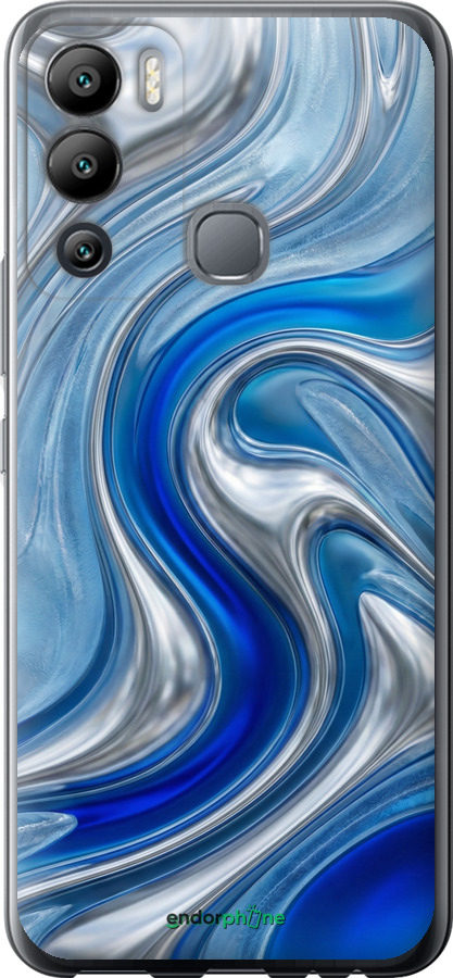 Силиконовый чехол Liquid Chrome для Infinix Hot 12i - 6781u-2863 изображение 