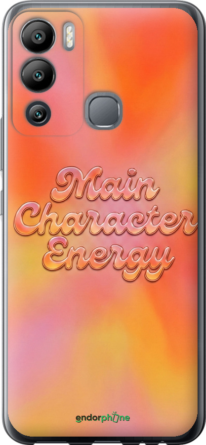 Силиконовый чехол Aura Gradient Main Character Energy Aesthetic Y2K для Infinix Hot 12i - 6783u-2863 изображение 