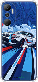 Силикон с усиленными углами чехол БМВ для Infinix Hot 20 - 6292sp-2966 изображение 