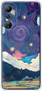 Силикон с усиленными углами чехол Креативный арт для Infinix Hot 20 - 6322sp-2966 изображение 
