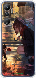 Силикон с усиленными углами чехол Anime для Infinix Hot 20 - 6609sp-2966 изображение 