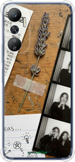 Силіконовий протиударний с посиленими кутами чехол Aesthetic Scrapbook Collage для Infinix Hot 20 - 6773sp-2966 изображение 