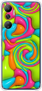 Силіконовий протиударний с посиленими кутами чехол Y2K Jelly Dream для Infinix Hot 20 - 6780sp-2966 изображение 