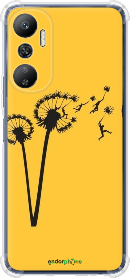 Силикон с усиленными углами чехол Минимализм одуванчики для Infinix Hot 20 - 6449sp-2966 изображение 