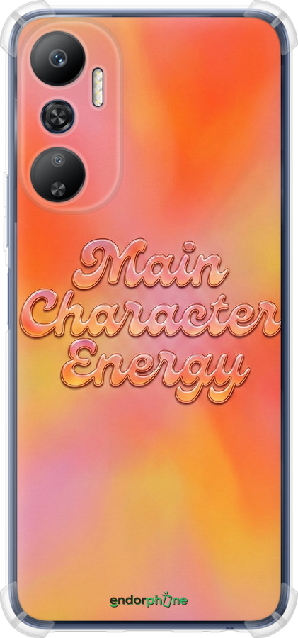 Силикон с усиленными углами чехол Aura Gradient Main Character Energy Aesthetic Y2K для Infinix Hot 20 - 6783sp-2966 изображение 