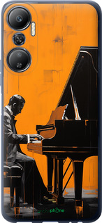 Силиконовый чехол Чехол для телефона Мужчина за Роялем для Infinix Hot 20 - 5938u-2966 изображение 