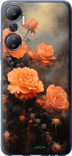 Силіконовий чехол Оранжеві троянди для Infinix Hot 20 - 5944u-2966 изображение 