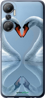 Силіконовий чехол Лебеді для Infinix Hot 20 - 6007u-2966 изображение 