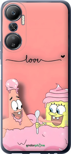 Силиконовый чехол Спанч Боб для Infinix Hot 20 - 6282u-2966 изображение 