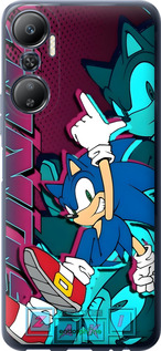 Силиконовый чехол Соник для Infinix Hot 20 - 6284u-2966 изображение 