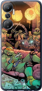 Силиконовый чехол Черепашки нинзя для Infinix Hot 20 - 6346u-2966 изображение 