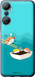 Силиконовый чехол Суши для Infinix Hot 20 - 6354u-2966 изображение 