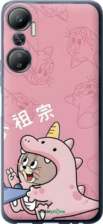 Силіконовий чехол Том і джеррі 2 для Infinix Hot 20 - 6359u-2966 изображение 